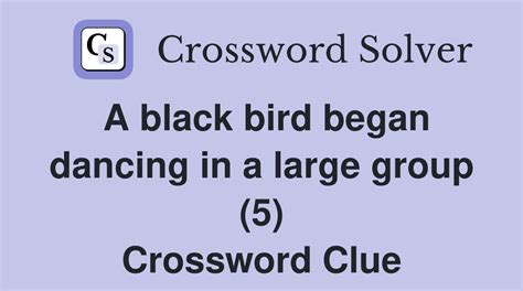 blackbirds crossword clue|blackbird 5 letters.